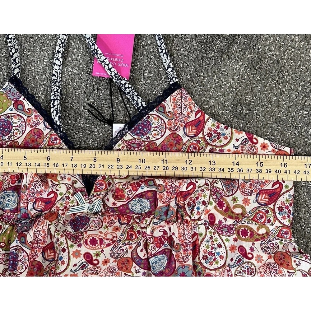 *NWT* Liberty of London Paisley Chemise Dress Women's Medium Y2K - Picture 10 of 10